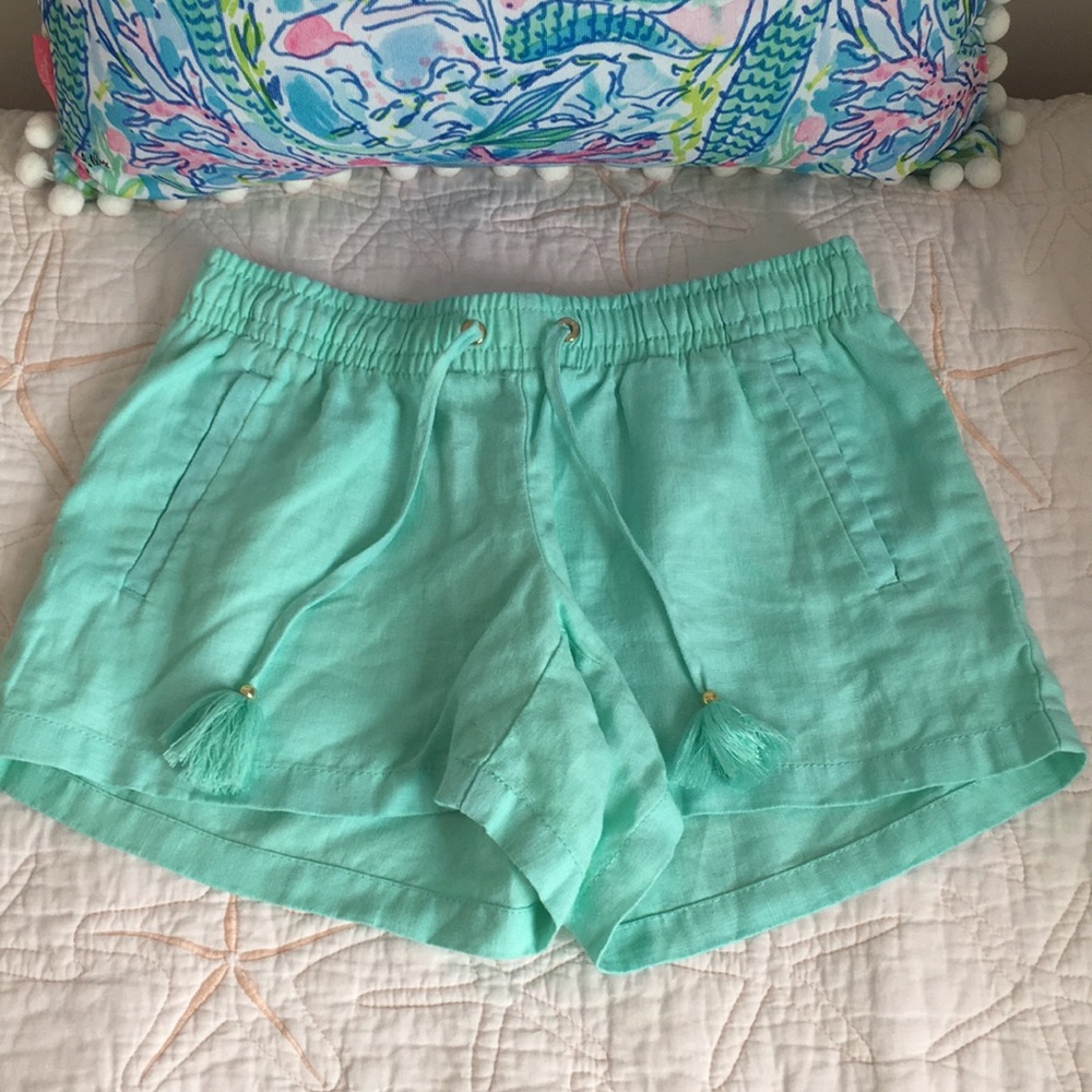 Lilly Pulitzer tassel shorts EUC
